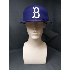 New Era 59Fifty Men's Fitted Brooklyn Dodgers Hat Blue Size 7 5/8 NEW!